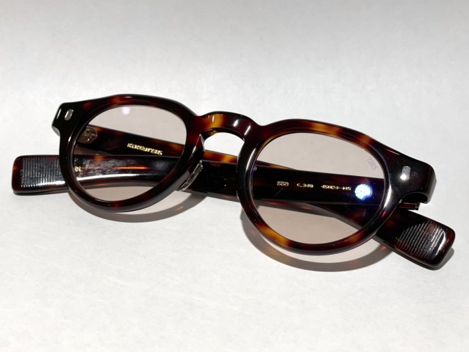 EYEVAN7285ヴィンテージサングラス眼鏡&純正クリップオンセット 