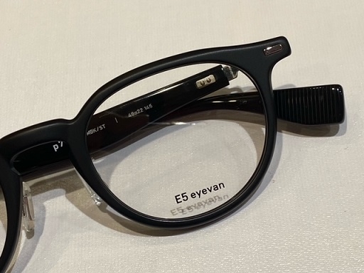E5 eyevan 新作ボストンモデル【p7】ご紹介