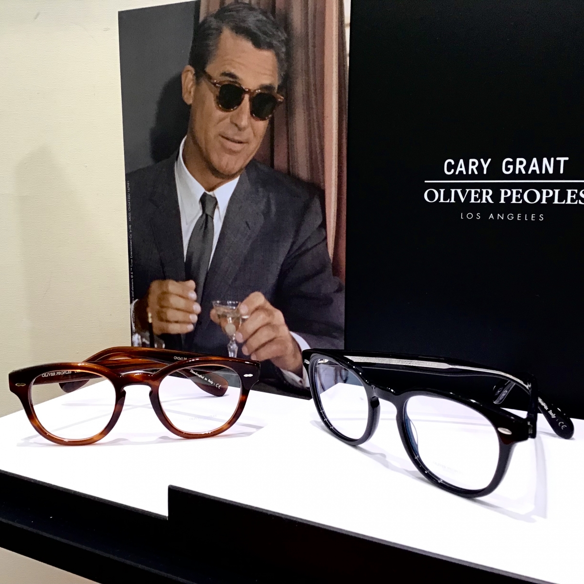 OLIVER PEOPLES “Cary Grant” “Sheldrake”/フェア商品紹介①