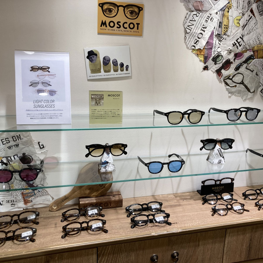 【MOSCOT】モスコット　ライトカラーレンズのオススメ