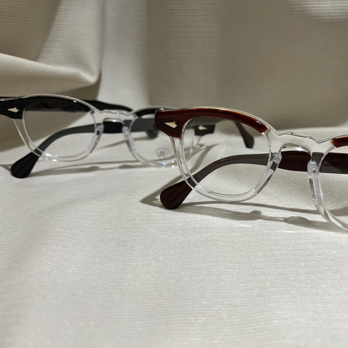 【JULIUS TART OPTICAL】ARのレッドウッド/クリアー・ブラックウッド/クリアーカラー入荷しました